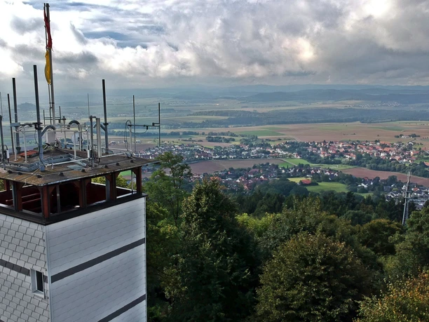 Blick vom Hessenturm Luftbild