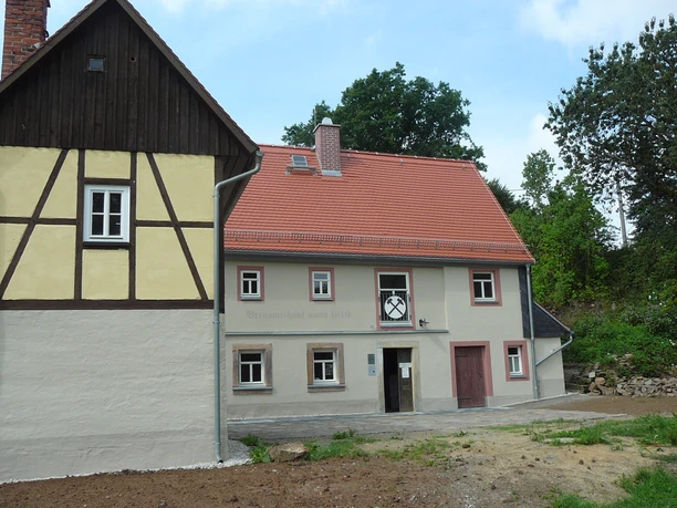 Wolkenburger Bergbaurevier - restauriertes Bergamtshaus