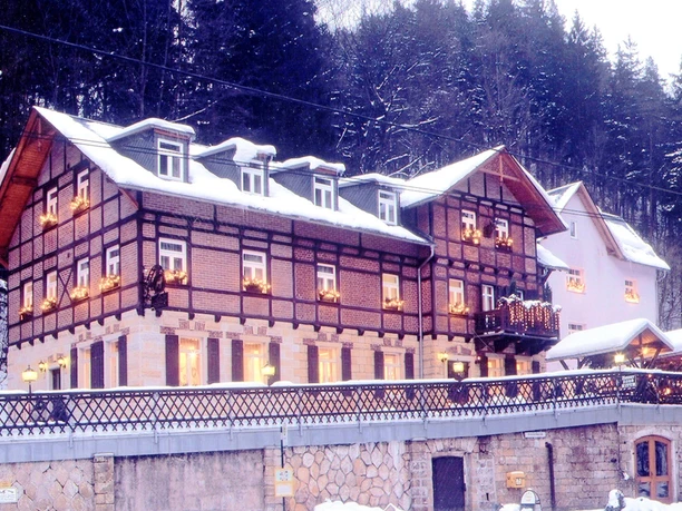 Forester's house in winter