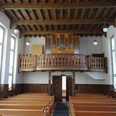 Evangelische Kirche Innenansicht_1.jpg Innenansicht der evangelischen KircheInterior view of the Protestant churchVue intérieure de l'église protestante