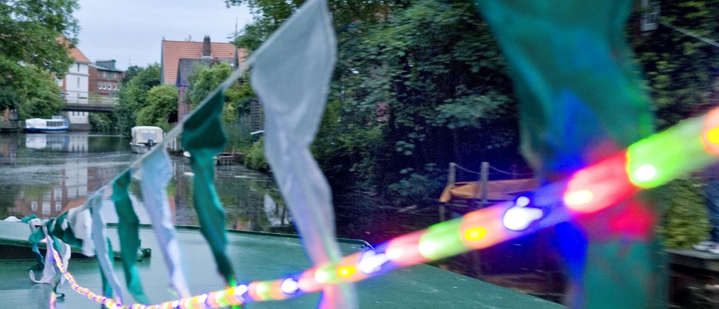 Lichterfahrt auf der Medem