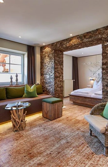 Junior-Suite Bergheuer, Landhotel zum Bad, Krün