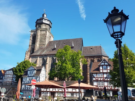 Homberg (Efze) Kirche Marktplatz