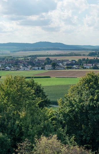 Niedenstein Blick vom H5 auf Metze
