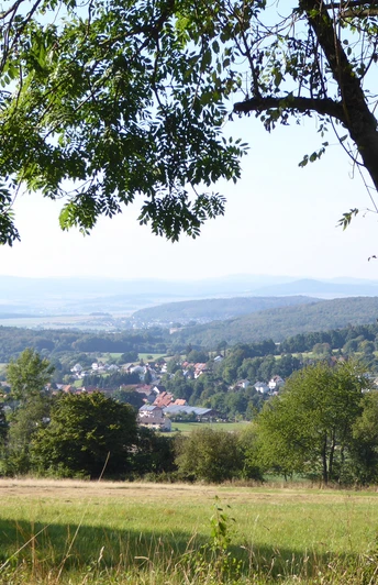 Lulluspfad Blick zum Kellerwald