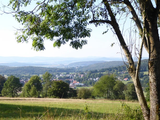 Lulluspfad Blick zum Kellerwald
