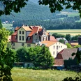 Blick auf das Schloss Riede
