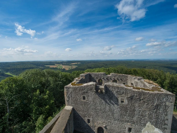 Weidelsburg Blick Richtung Westen