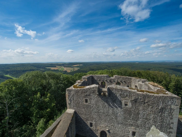Weidelsburg Blick Richtung Westen