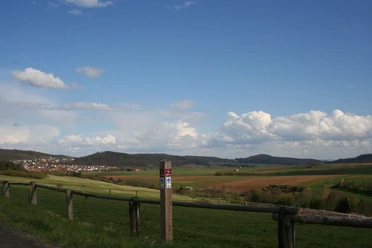 Blick ins Elbetal Richtung Naumburg Elbenberg