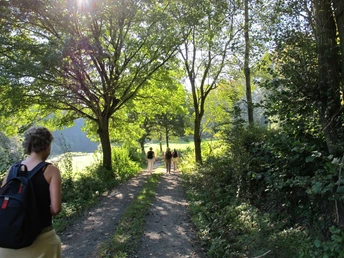 Wandern im Ballenbachtal bei Naumburg