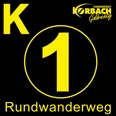 Schild Rundwanderweg K1