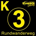 Rundwanderweg Schild K3
