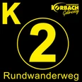 Rundwanderweg Schild K2