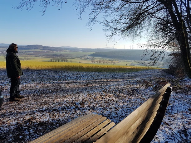 Aussicht und Waldliege