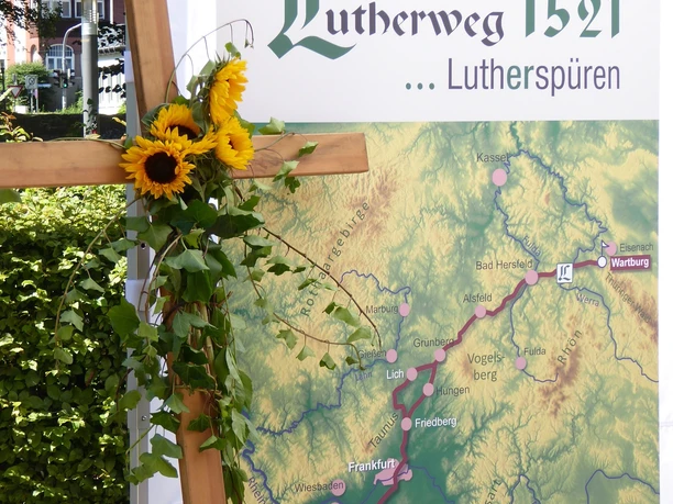 Lutherweg 1521 Verlauf
