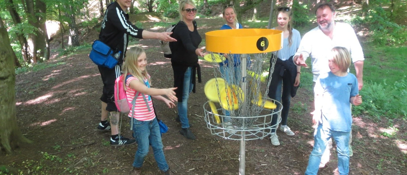 Familientreffen an der DiscGolf Anlage Schauenburg Martinhagen