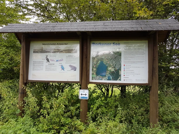 Borken Infotafel Borkener See