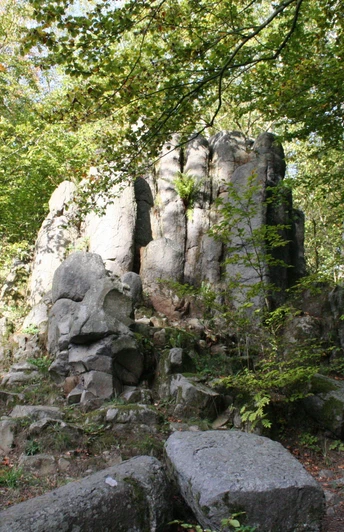 Basaltfelsen am Silbersee