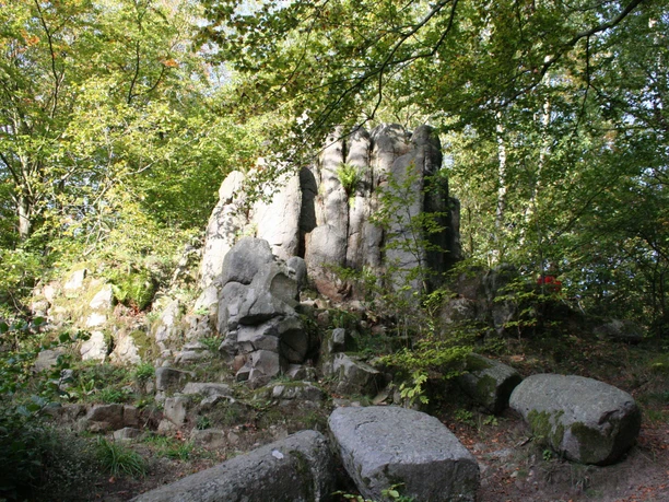 Basaltfelsen am Silbersee