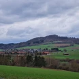 Blick nach Hausen und zum Gestüt Höny Hof