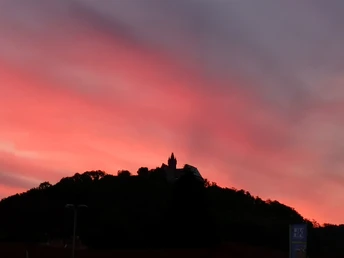 Schloss Spangenberg Sonnenaufgang