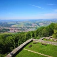 Blick von der Burgruine Heiligenberg