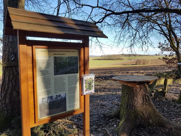 Natur und Kulturlandschaftslehrpfad Merzhausen Rastplatz Wippersteine