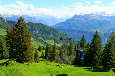 Luftseilbahn Obergschwend–Rigi Burggeist.