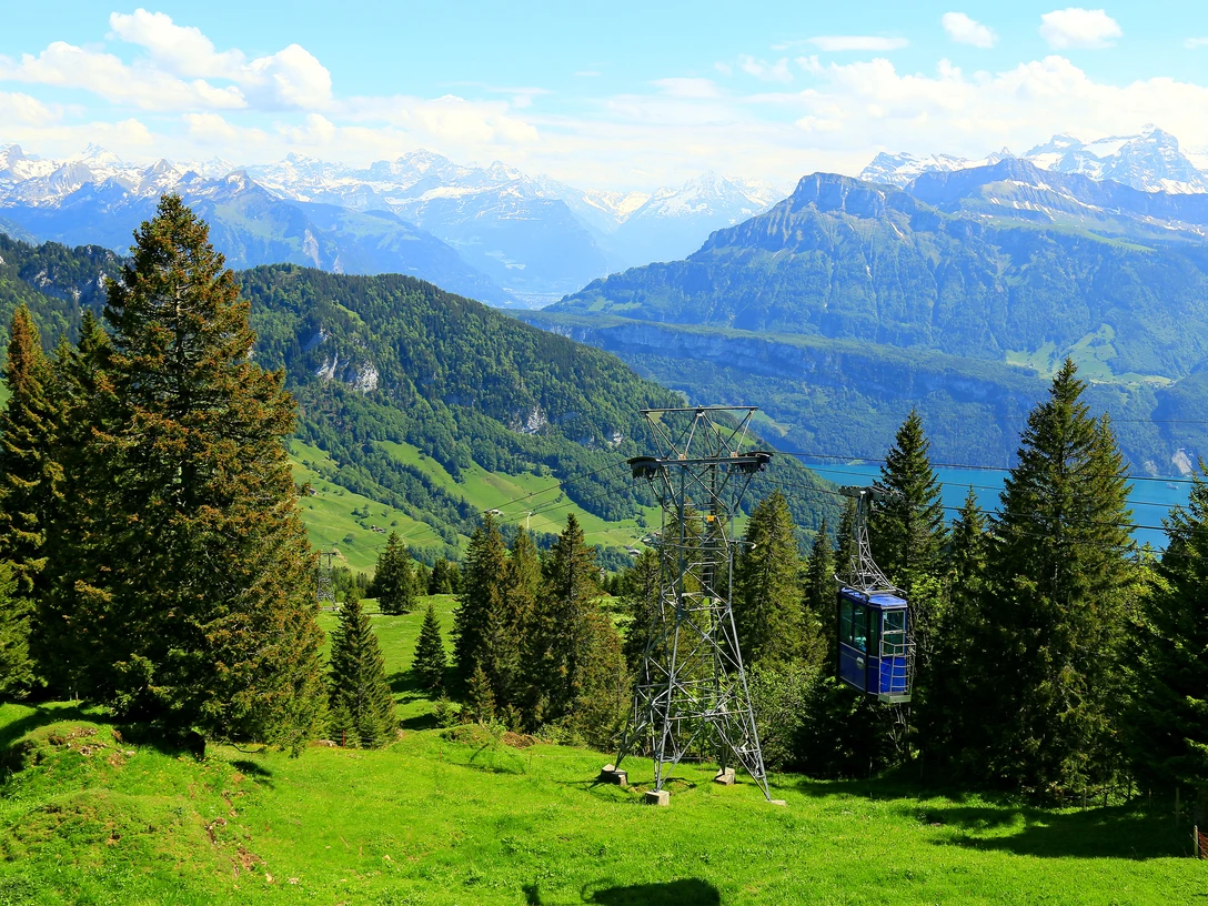 Luftseilbahn Obergschwend–Rigi Burggeist.