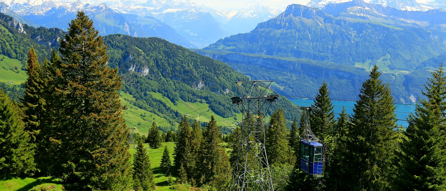 Luftseilbahn Obergschwend–Rigi Burggeist.