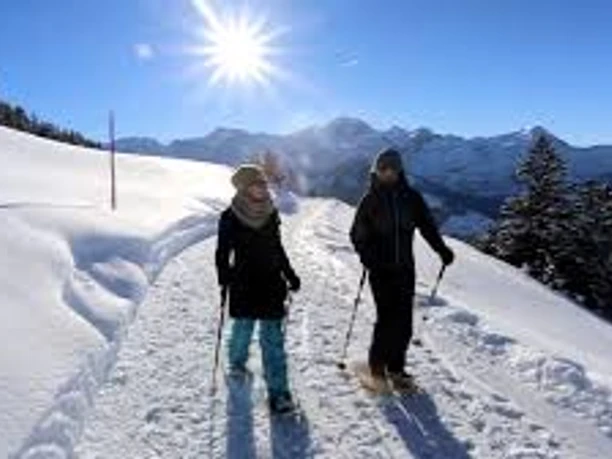 Ein wunderbare Aussicht vom Biel auf die Bergketten im Süden