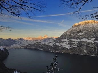Aussicht von der Marienhöhe im Winter