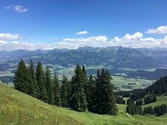 Ausblick Allgäuer Alpen
