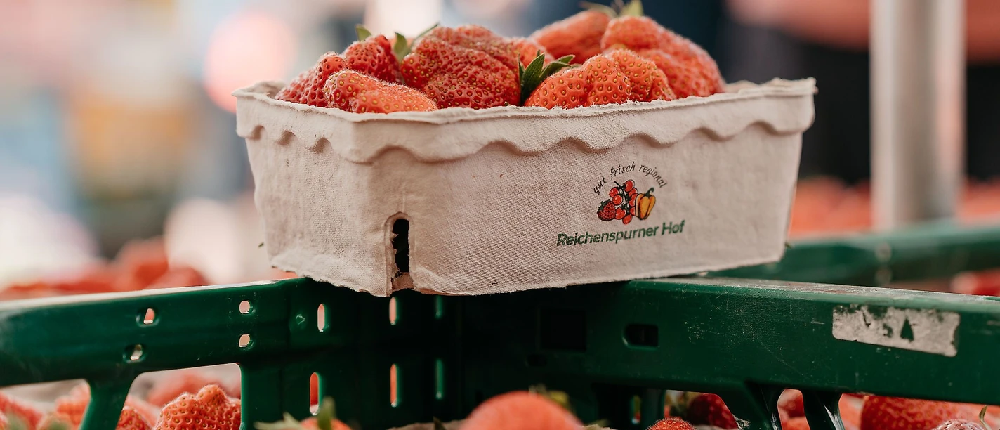 Erdbeeren vom Markt Erdbeeren vom Markt