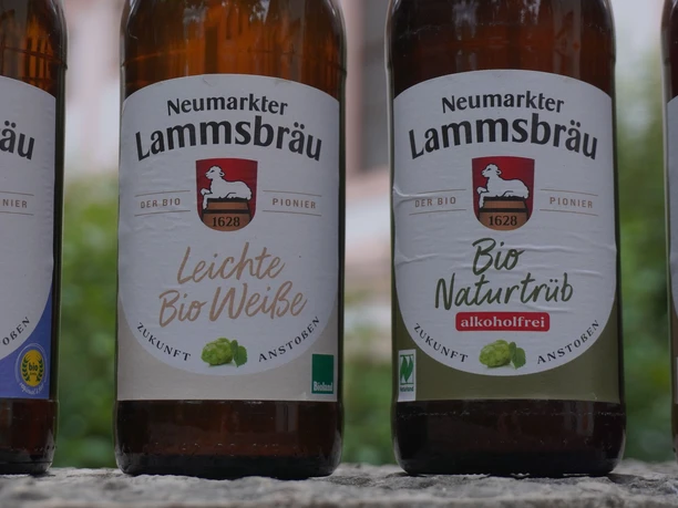 Bier Etiketten Lammsbräu