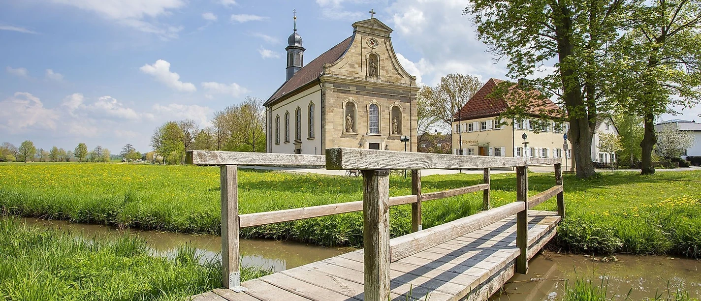 Auf jeden Fall einen kleinen Abstecher Wert - Die Wallfahrtskirche in Ipthausen