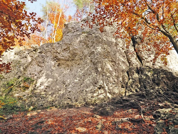 Die Breitenberg Südwand bei Gößweinstein