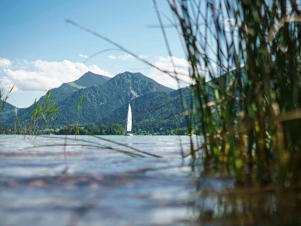 Segelboot auf dem Schliersee