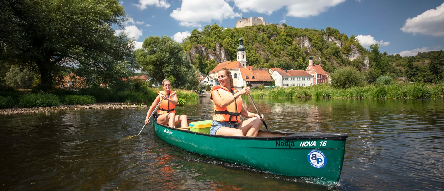 Kanutour auf der Naab bei Kallmünz