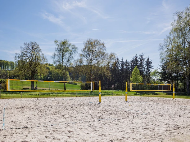 Beachvolleyballplatz am Badepark am Strandkurhaus Waging