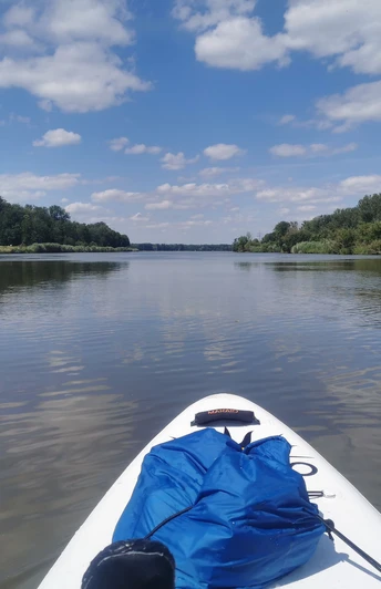 Bootswanderung auf der Donau.