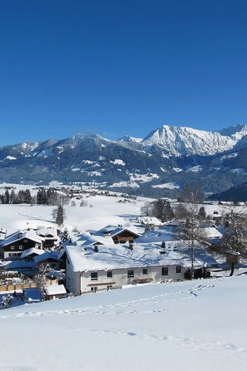 Blick auf Obermaiselstein