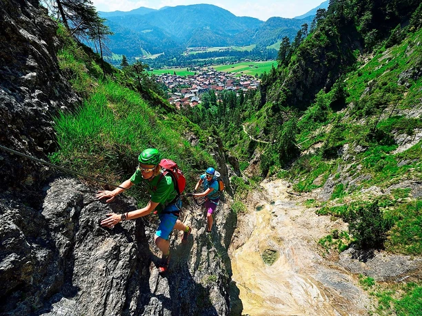 Klettersteig am Hausbachfall