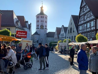 Herbstmarkt in Günzburg.