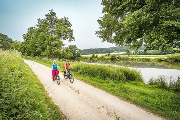 Am Fünf-Flüsse-Radweg bei Krachenhausen