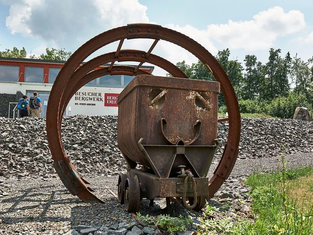 Lore im Besucherbergwerk Kupferberg