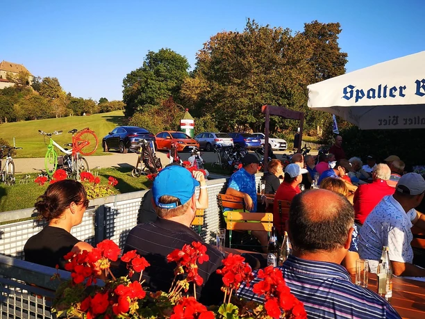Biergarten Golfclub Ansbach in Colmberg