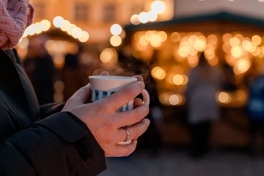 Glühwein auf dem Buchbacher Christkindlmarkt