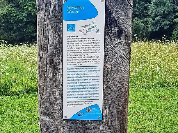 Impulstafel Spiegelnde Wasser
